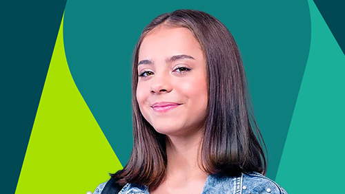 Student at work in een nieuw jasje